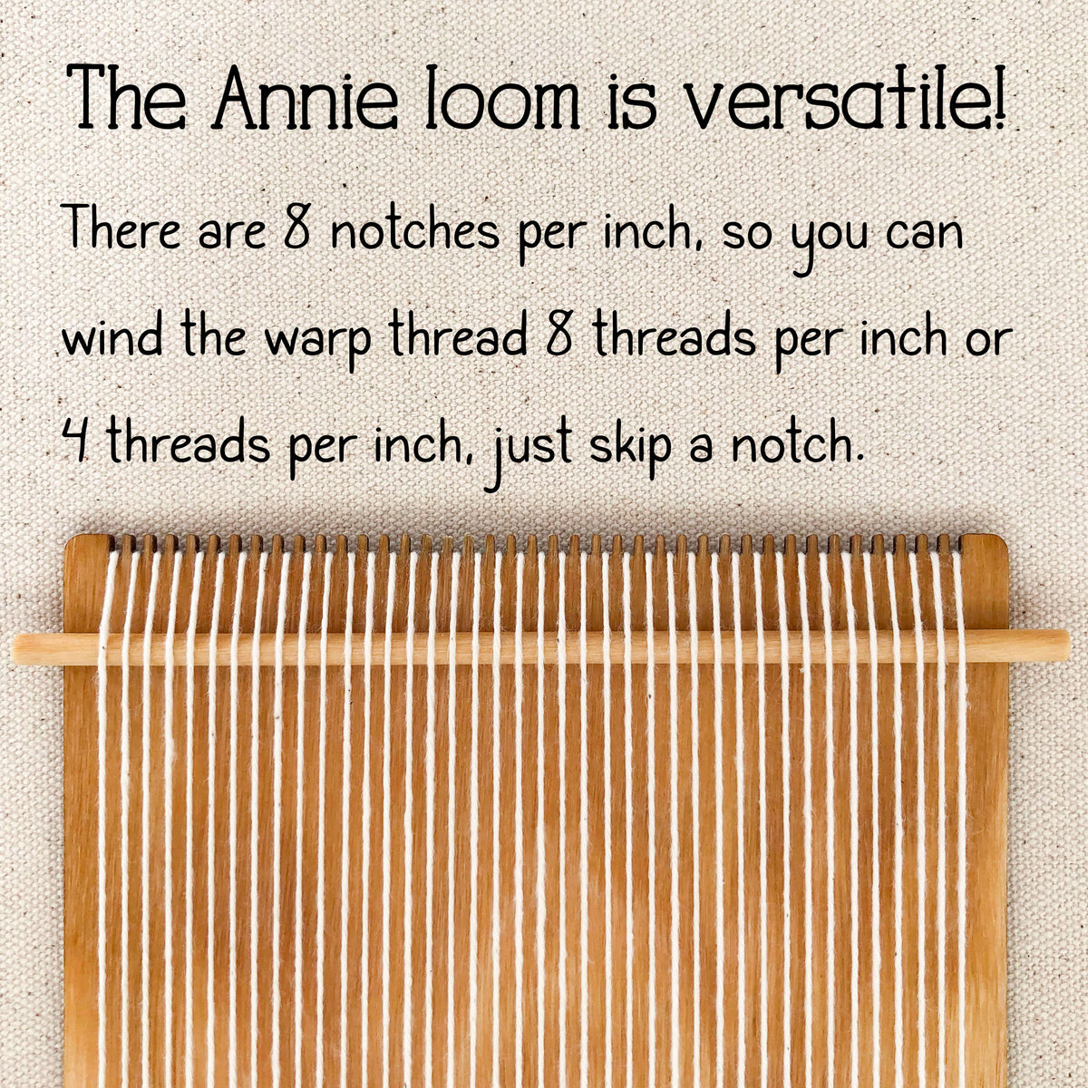 Annie Loom - Wooden Lap Loom