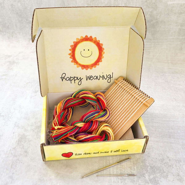 Tiny Wood Loom Kit- Cactus Colors - The Creativity Patch - Lucy