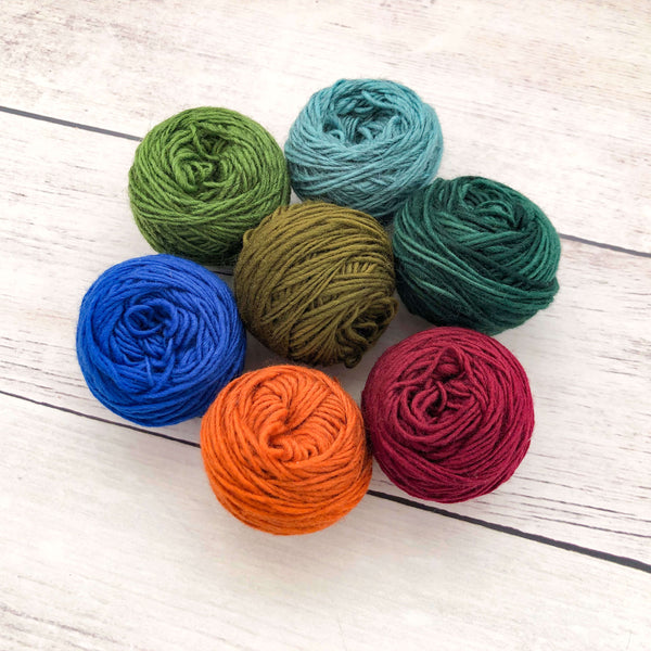 Wool Yarn Kit - Woodland Colors - The Creativity Patch - Lucy Jennings