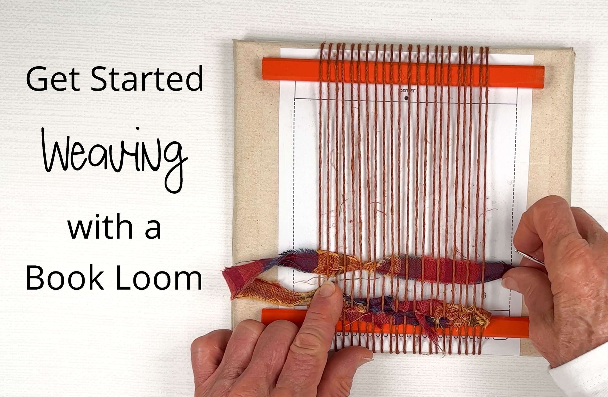 DIY a Little Loom - No Tools Needed!