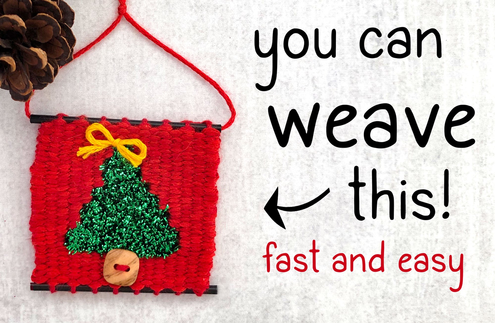 Weave a Tiny Christmas Tree