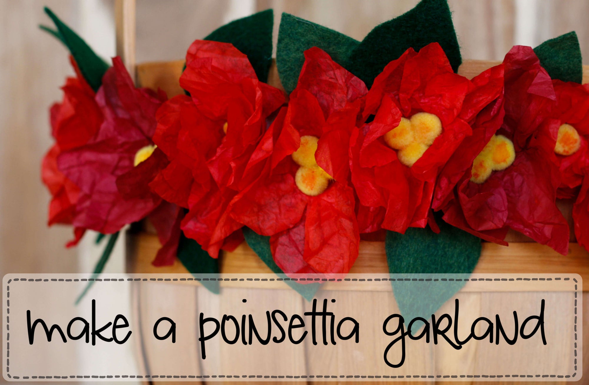 Save Those Bottle-Caps - They're the base for these pretty DIY poinsettias!