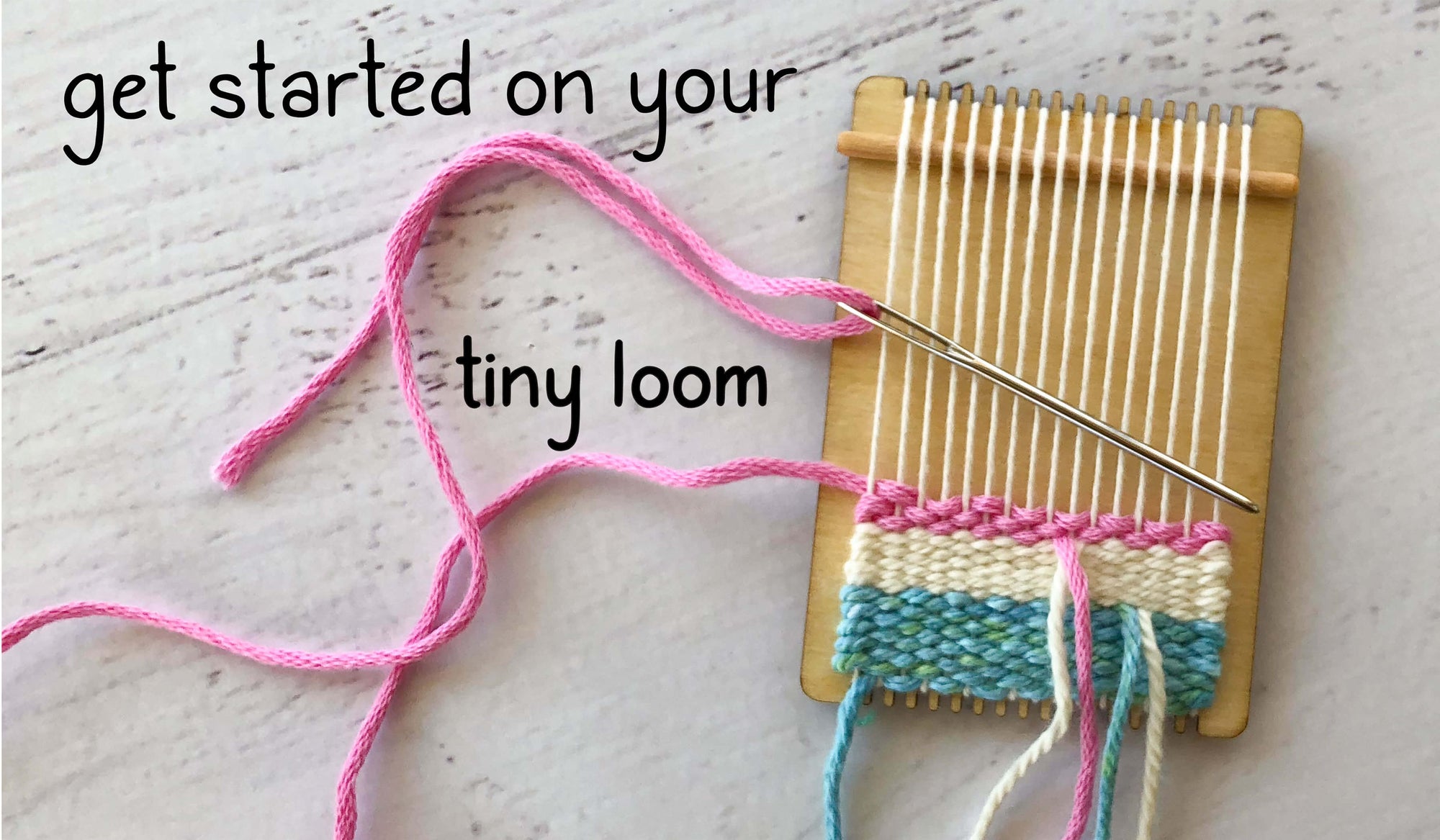 How to Weave on a Tiny Little Loom