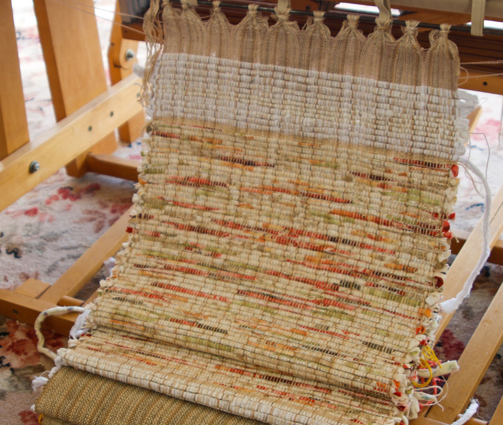 Weaving With Fabric