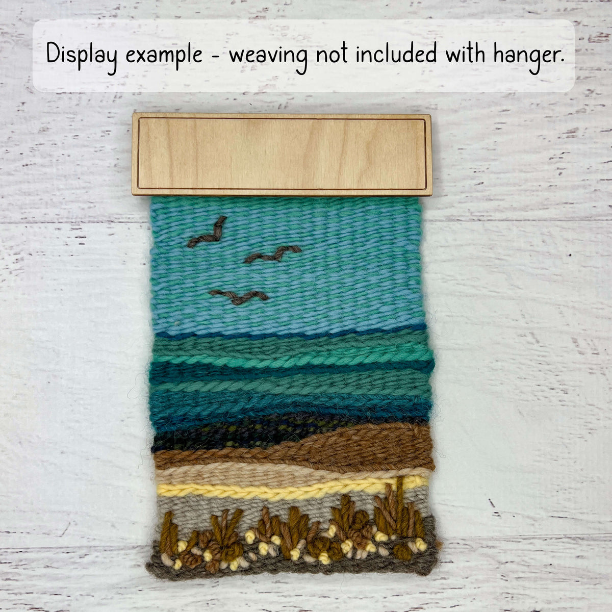 Wood Hanger - Hidden Hanging String - 5.25 Inches Wide