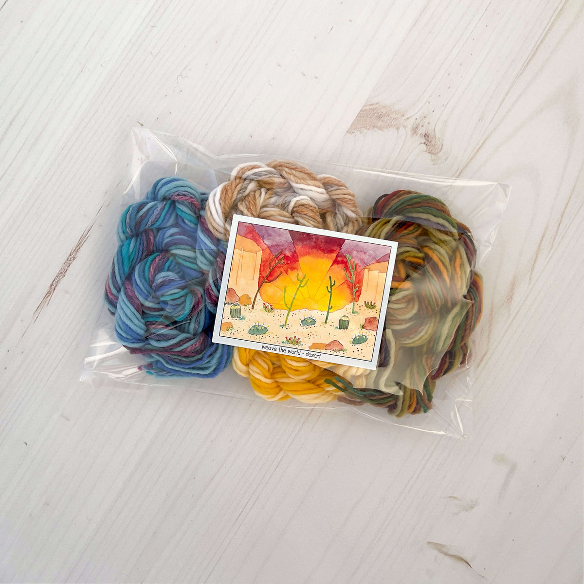 Weave the World - Mini Yarn Skeins - Colors of the Desert