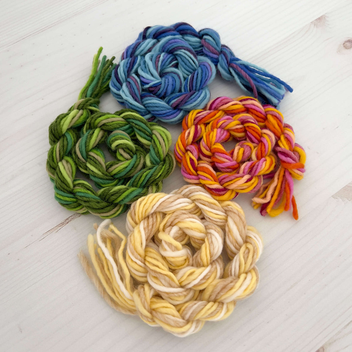 Weave the World - Mini Yarn Skeins- Colors of the Meadow