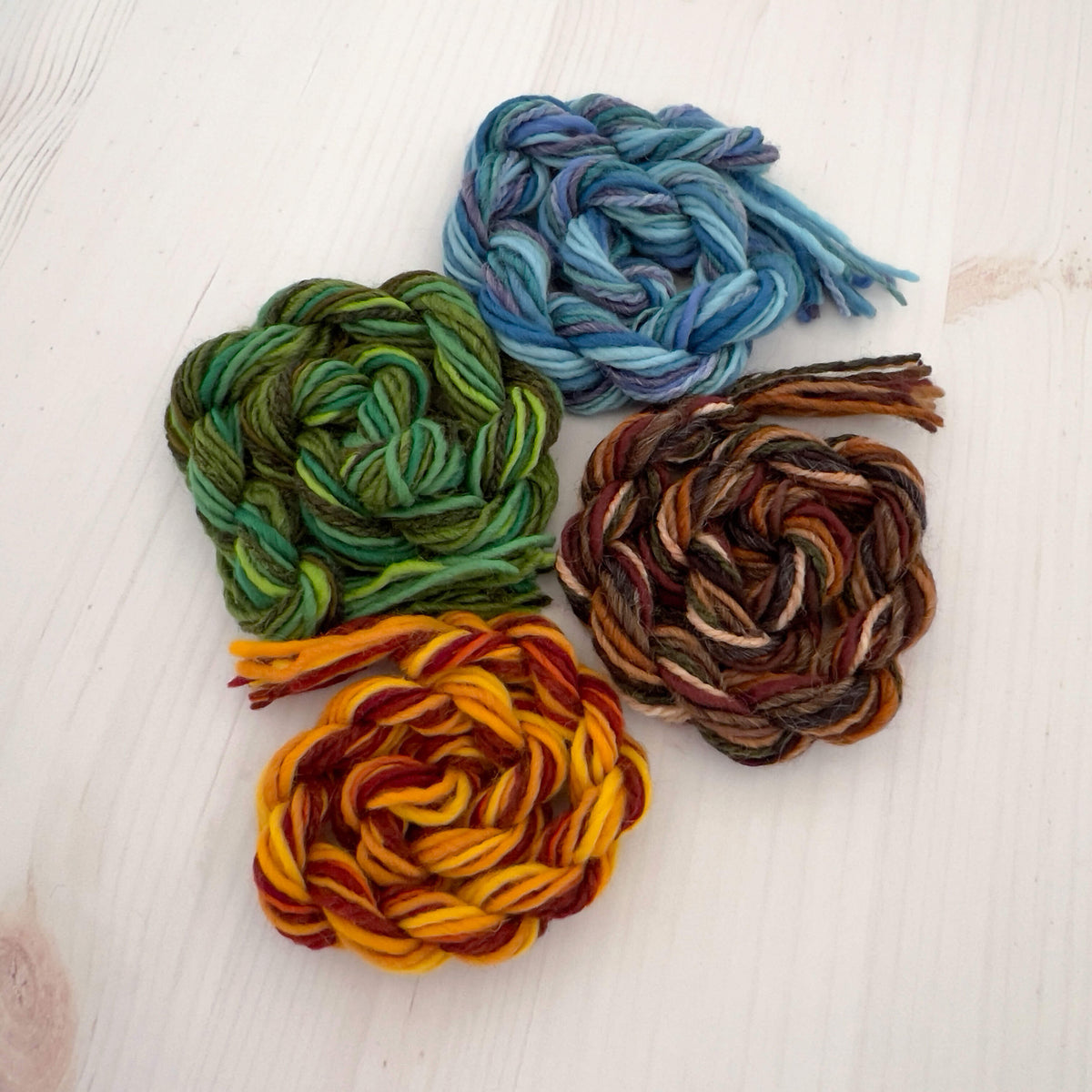 Weave the World - Mini Yarn Skeins - Colors of the Woodlands