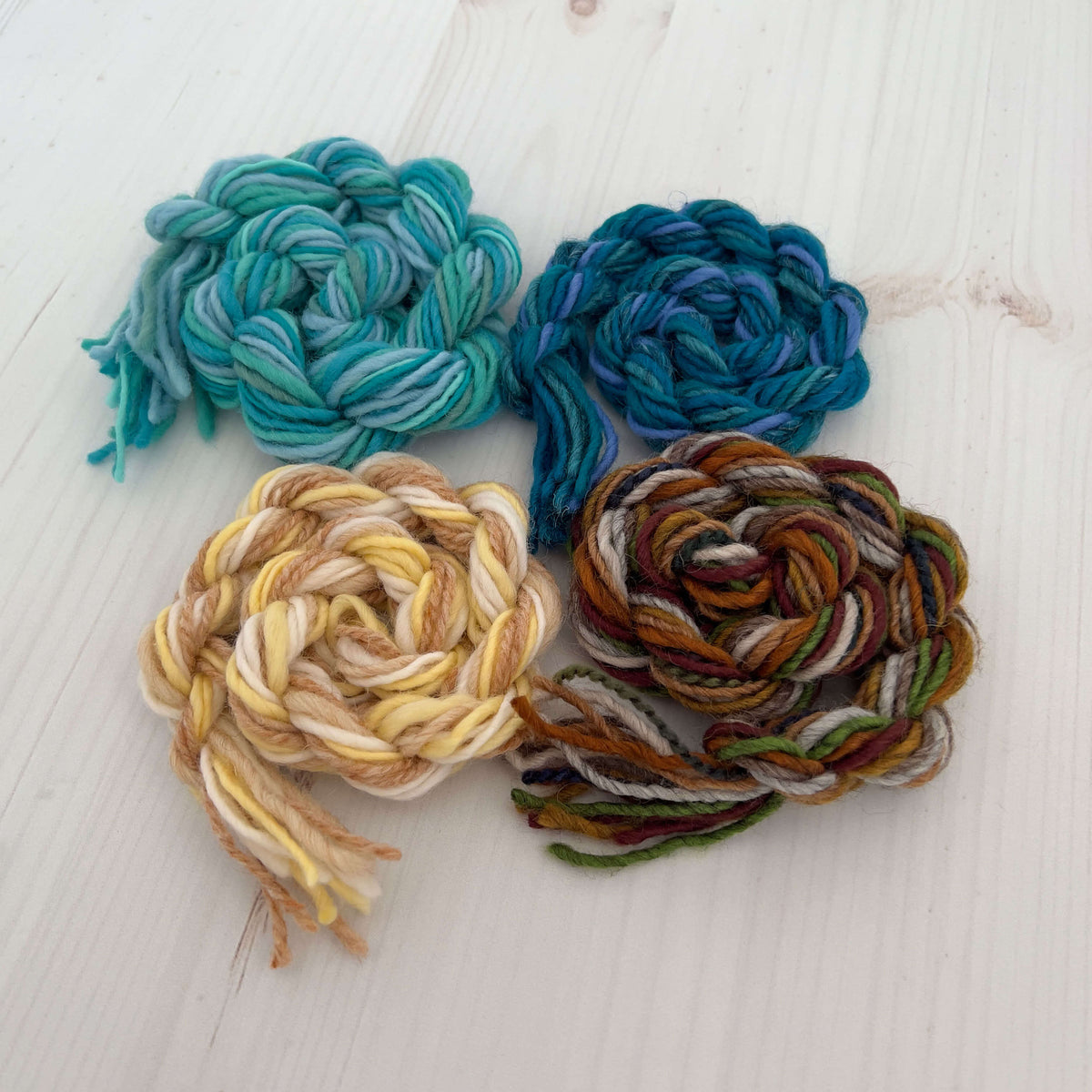 Weave the World - Mini Yarn Skeins- Colors of the Ocean