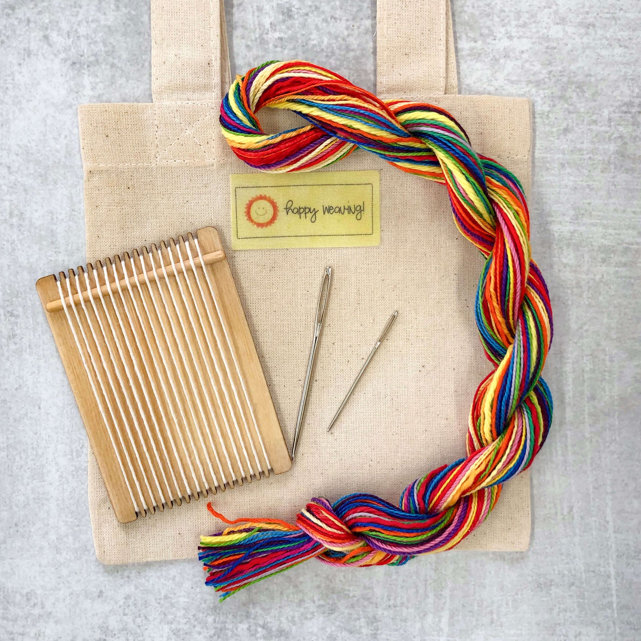 Tiny Loom Kit - Rainbow Colors - The Creativity Patch - Lucy Jennings