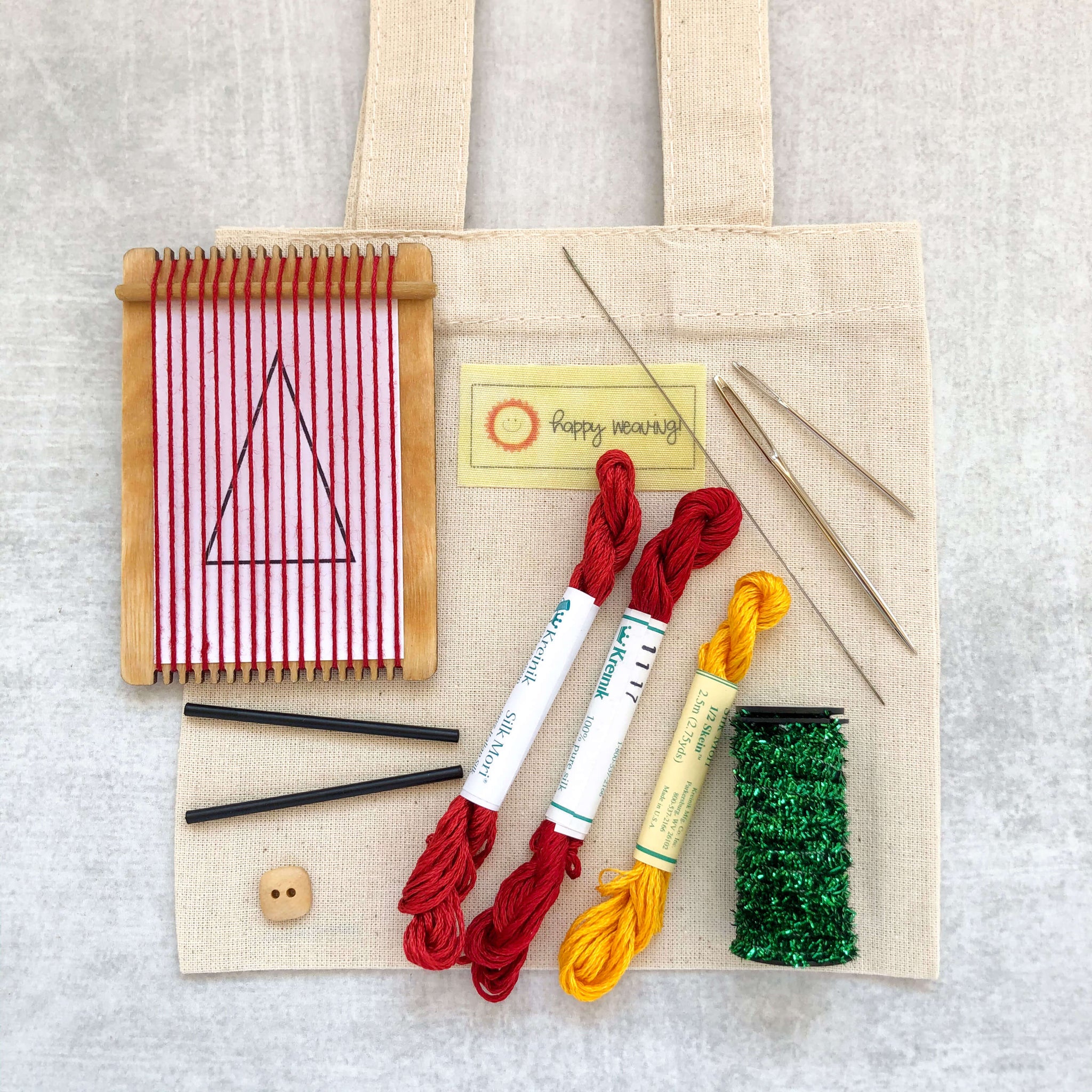 Wooden Basket Weaving Kits (Pack of 2) Sewing & Weaving Kits