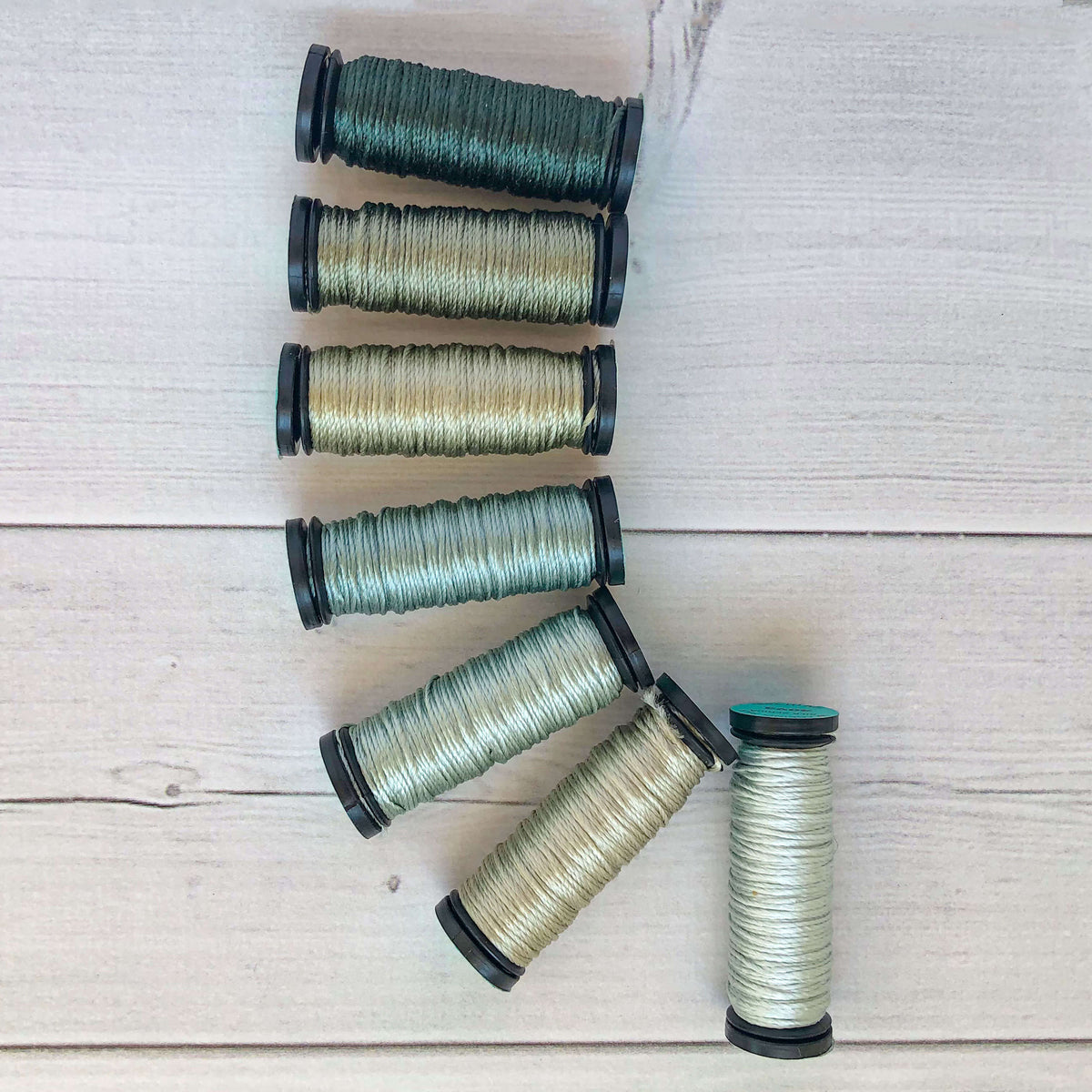 Silk Coiled Pendant Kit - Green