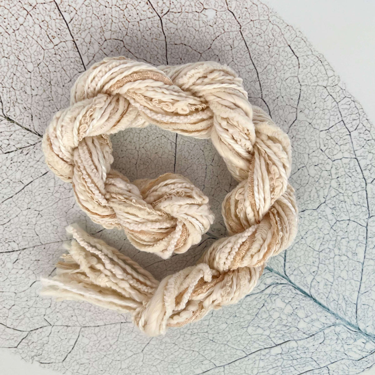 Mini Yarn Skein - Ivory-Cream