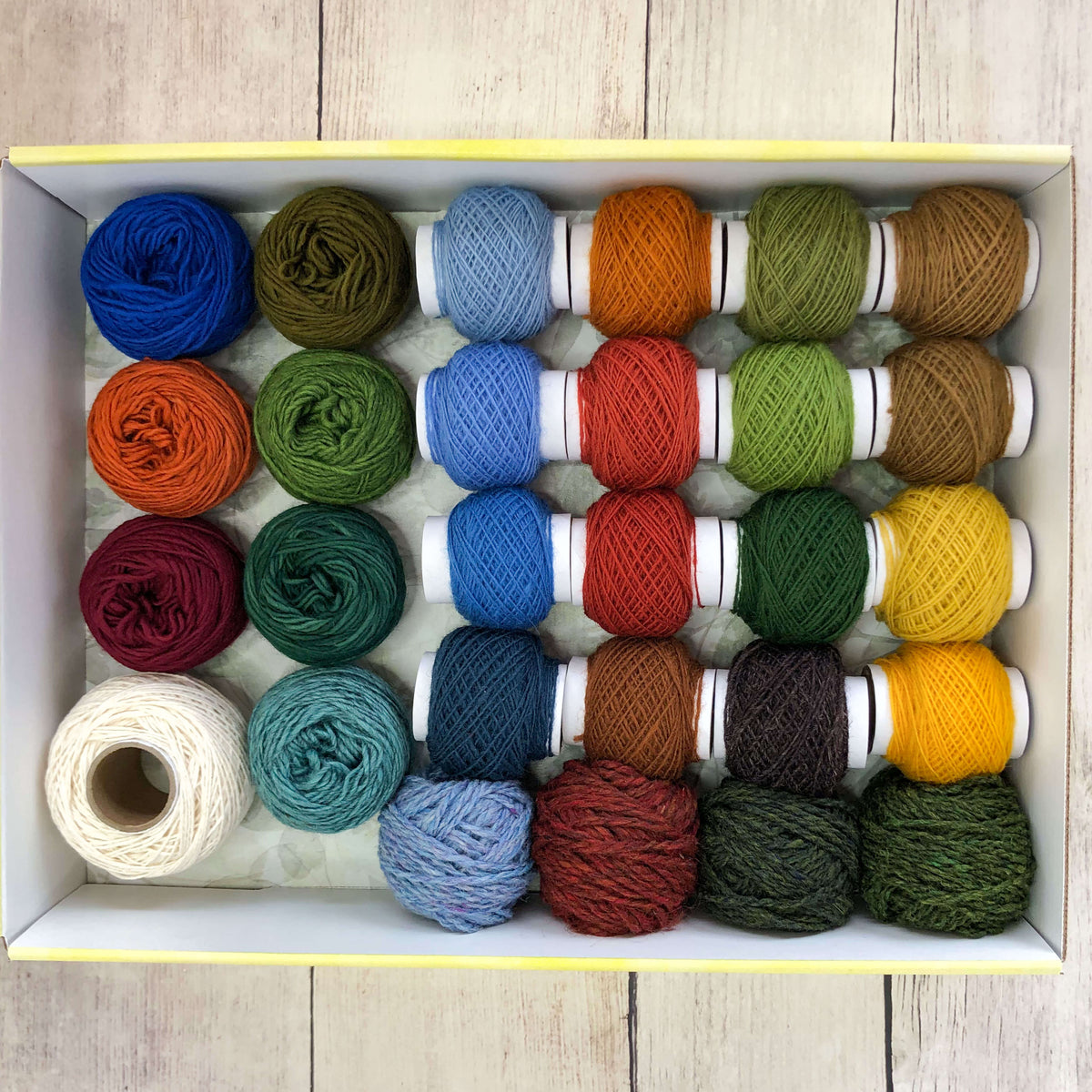 Wool Yarn Kit - Colors of the Woodlands